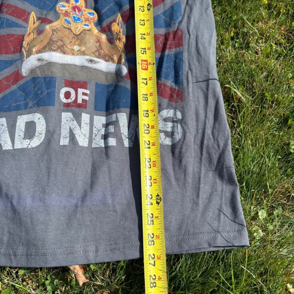 WWE King Barrett Bad News Union‎ Jack Graphic T Shirt Mens Medium